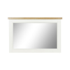 Espelho de parede Castanho Bege Cristal Romântico 90 x 4 x 60 cm