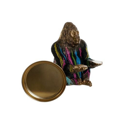 Figura Decorativa 38 x 46 x 50,5 cm Multicolor Gorila - Image 3