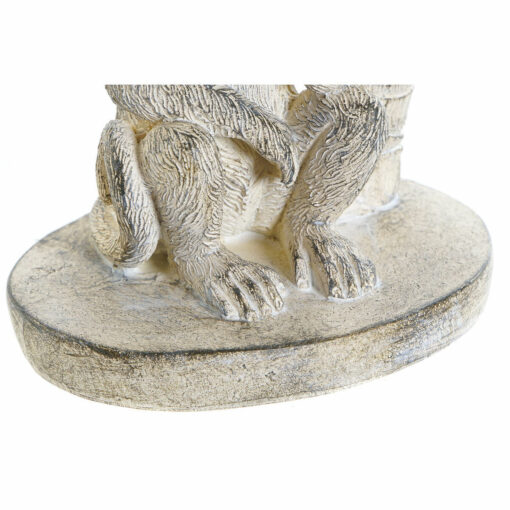 Figura Decorativa 8424001749805 15 x 12 x 29 cm Branco Resina Macaco Tropical Decapé - Image 2
