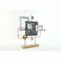 Figura Decorativa Dourado Metal Azul celeste (59 x 8.5 x 54.6 cm)