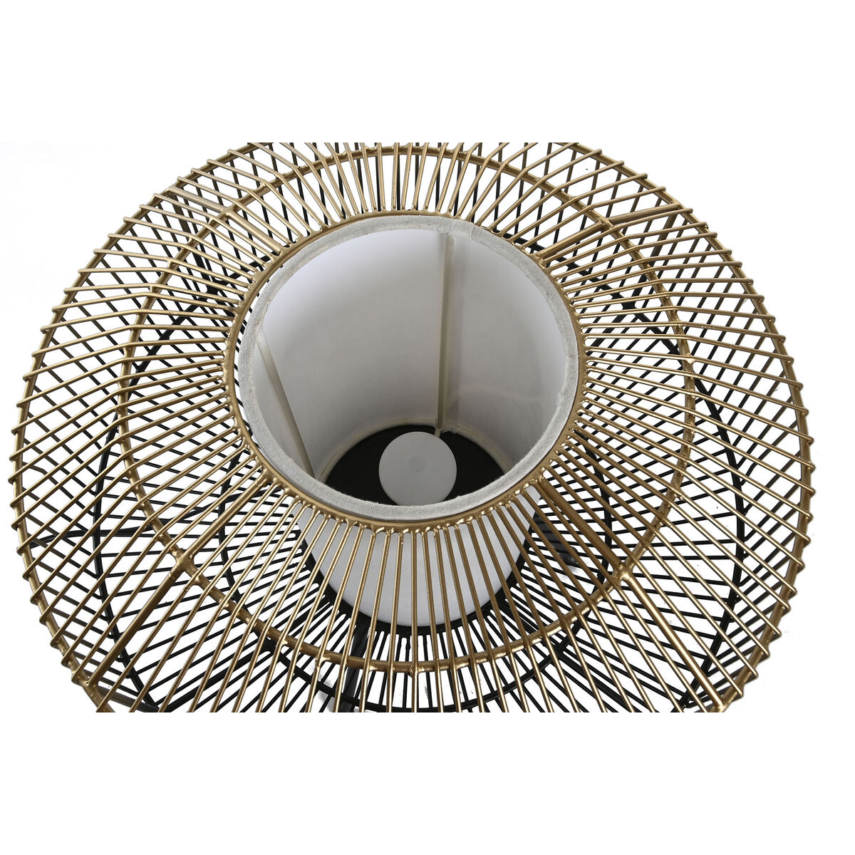 Lâmpada de mesa Preto Dourado Ferro 50 W 220 V 39 x 39 x 38 cm - Image 2