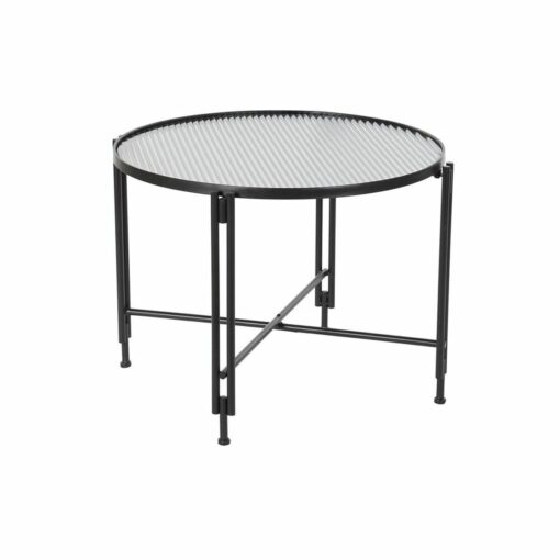 Mesa de apoio Metal Cristal 63 x 63 x 46 cm