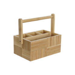 Organizador de Talheres Natural Bambu 27 x 16