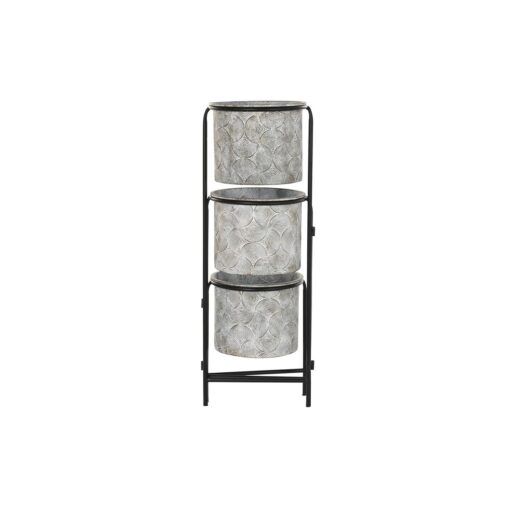 Plantador Cinzento Metal (82 x 25 x 81 cm) - Image 2