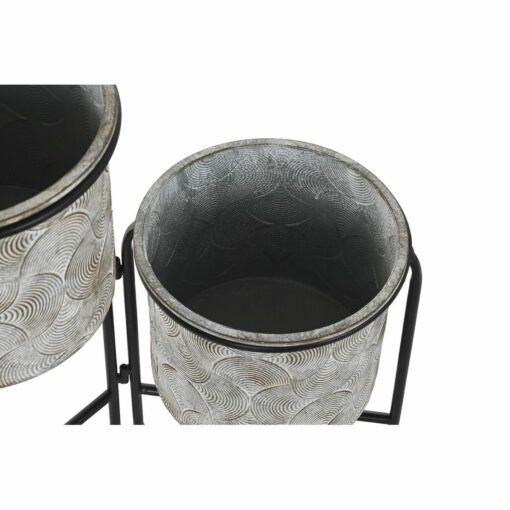 Plantador Cinzento Metal (82 x 25 x 81 cm) - Image 4