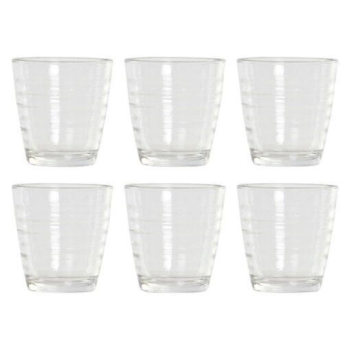 Conjunto de Copos Decor Multicolor Transparente Cristal Plástico 250 ml (6 pcs)