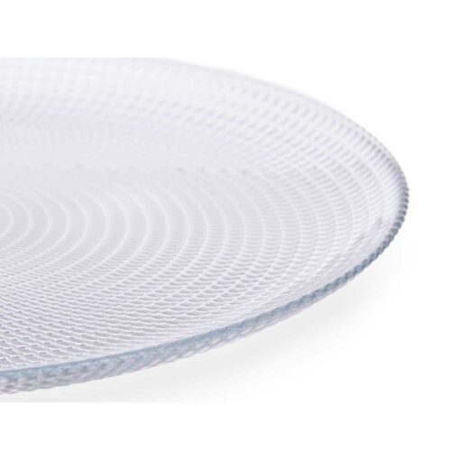 Conjunto de pratos Generation Ø 27 cm Transparente Vidro (4 Unidades) - Image 2