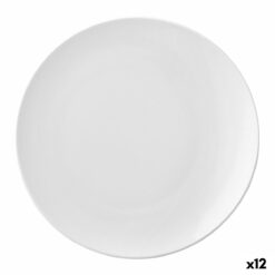 Plat bord Ariane Vital Coupe Cerâmica Branco (Ø 18 cm) (12 Unidades)