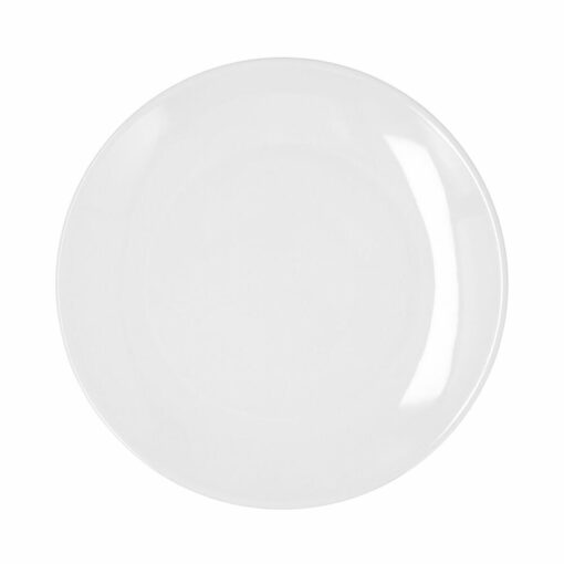 Prato de Jantar Bidasoa Glacial Coupe Branco Cerâmica Ø 27 cm 27 cm (4 Unidades) (Pack 4x)