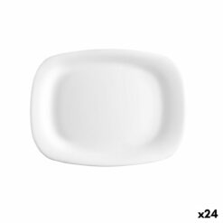 Recipiente de Cozinha Bormioli Rocco Parma Retangular Branco Vidro (18 x 21 cm) (24 Unidades)