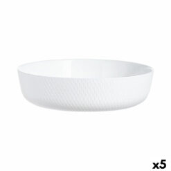 Recipiente de Cozinha Luminarc Smart Cuisine Branco Vidro Ø 26 cm (5 Unidades)
