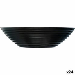 Tigela Luminarc Harena Sopa 20 cm Preto Vidro (24 Unidades)