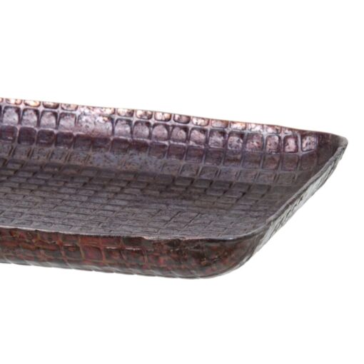 bandeja de aperitivos 32 x 12 x 2 cm Alumínio Bronze - Image 2