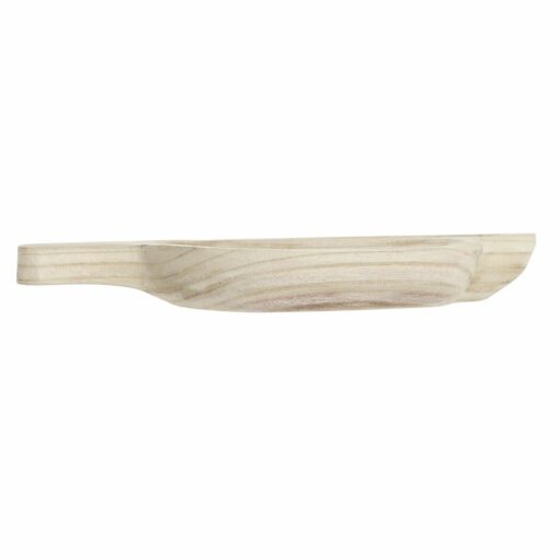 bandeja de aperitivos Decor Marrom claro Natural Tropical 38 x 21 x 5 cm 30 x 21 x 5 cm - Image 2