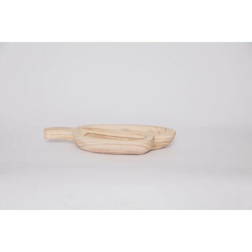 bandeja de aperitivos Decor Marrom claro Natural Tropical 38 x 21 x 5 cm 30 x 21 x 5 cm - Image 3