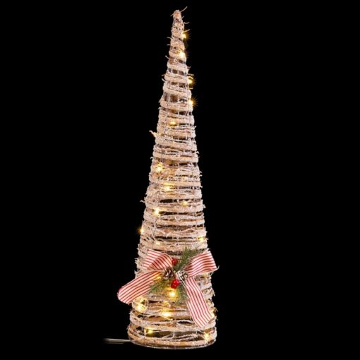 Adorno Natalício Multicolor Rotim Cones 16 x 16 x 60 cm - Image 3
