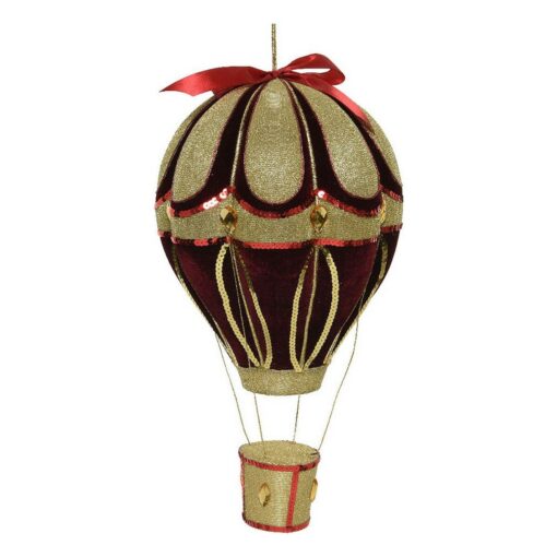 Adorno Natalício Poliéster Veludo Globo (Ø 23 x 40 cm)