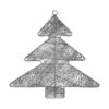 Adorno Natalício Prateado Árvore de Natal 36