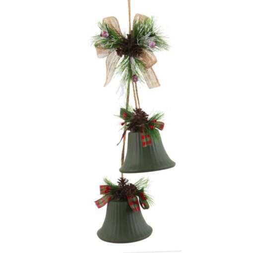 Adorno Natalício Verde Multicolor Metal Plástico Fibra Exaustores 14 x 9 x 47 cm - Image 2