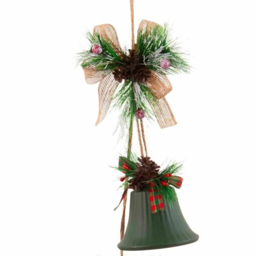 Adorno Natalício Verde Multicolor Metal Plástico Fibra Exaustores 14 x 9 x 47 cm - Image 3