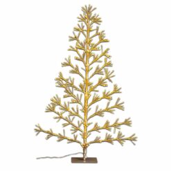 Árvore de Natal Dourado Metal Plástico 120 cm
