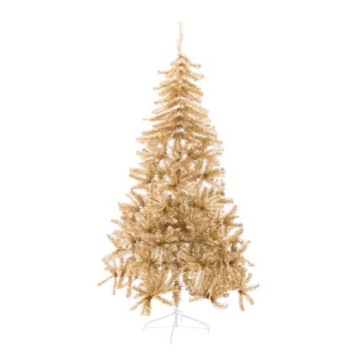 Árvore de Natal Dourado Metal Plástico 210 cm