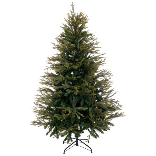 Árvore de Natal Verde PVC Polietileno Metal 210 cm - Image 2