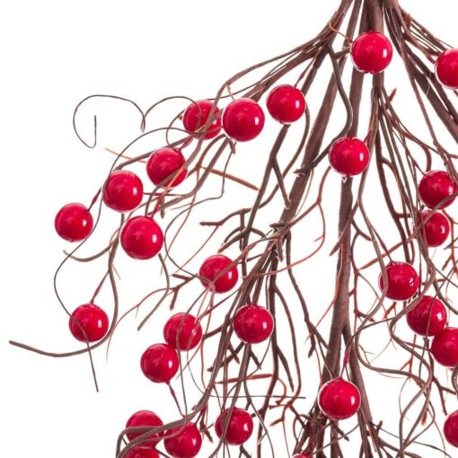 Aviso de Porta Natal Vermelho Plástico 50 cm - Image 3