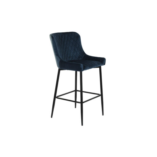 Banqueta Azul Marinho Metal 47 x 58 x 96