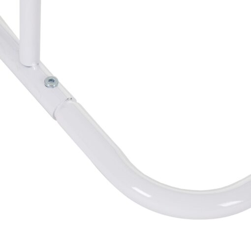 Bengaleiro 81 x 38 x 182 cm Metal Branco - Image 4
