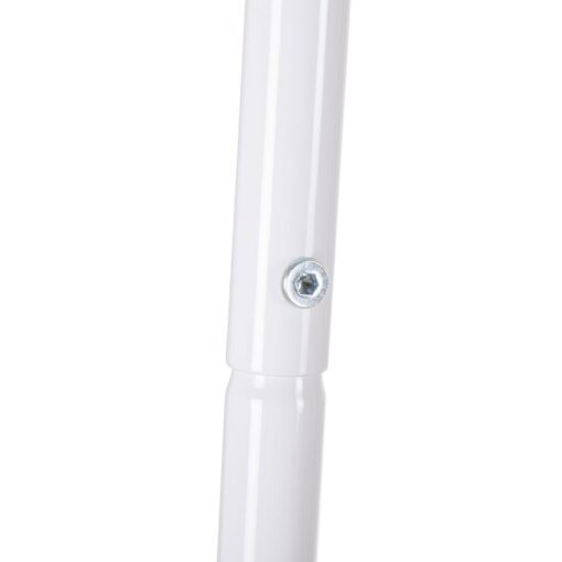 Bengaleiro 81 x 38 x 182 cm Metal Branco - Image 4
