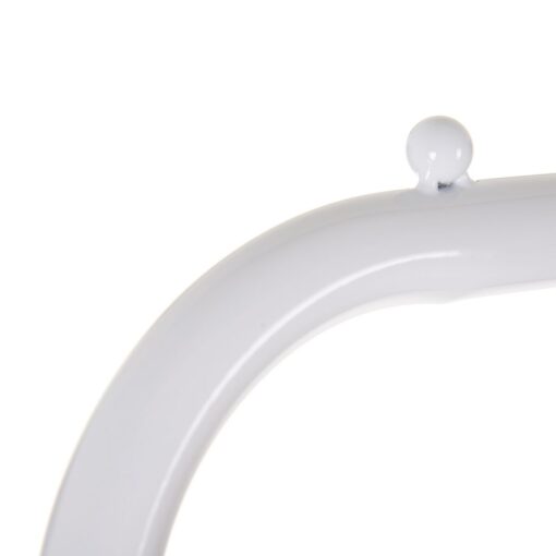 Bengaleiro 81 x 38 x 182 cm Metal Branco - Image 6