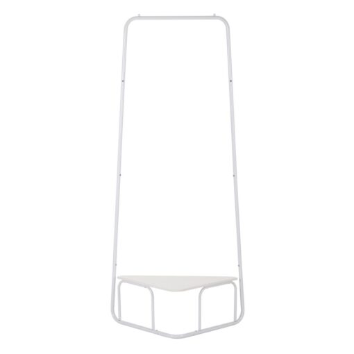 Bengaleiro 81 x 38 x 182 cm Metal Branco - Image 7
