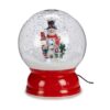 Bola de Neve Boneco de neve 22 x 27 cm Vermelho Plástico