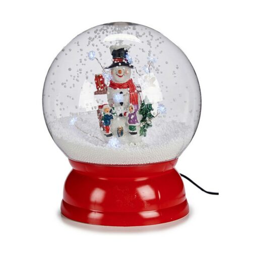 Bola de Neve Boneco de neve 22 x 27 cm Vermelho Plástico