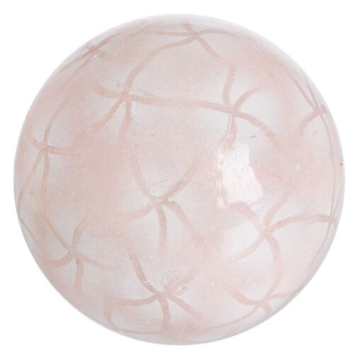 Bolas CAPIZ Decoração Cor de Rosa 10 x 10 x 10 cm (8 Unidades) - Image 8