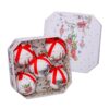 Bolas de Natal Branco Multicolor Papel Polyfoam Meias 7