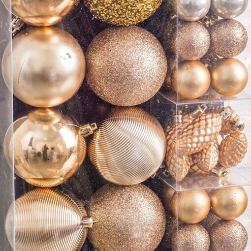 Bolas de Natal Dourado (50 Unidades) - Image 2