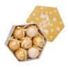 Bolas de Natal Dourado Papel Polyfoam Veado 7
