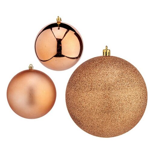 Bolas de Natal Ø 10 cm Cobre Plástico 10 x 10 x 60 cm