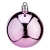 Bolas de Natal Ø 6 cm Cor de Rosa Plástico