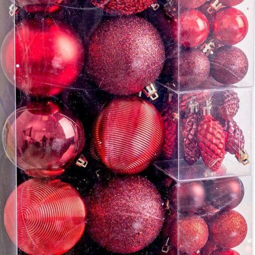 Bolas de Natal Vermelho (50 Unidades) - Image 2
