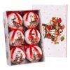 Bolas de Natal Vermelho Multicolor Papel Polyfoam 7