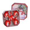 Bolas de Natal Vermelho Multicolor Papel Polyfoam Boneco de neve 7
