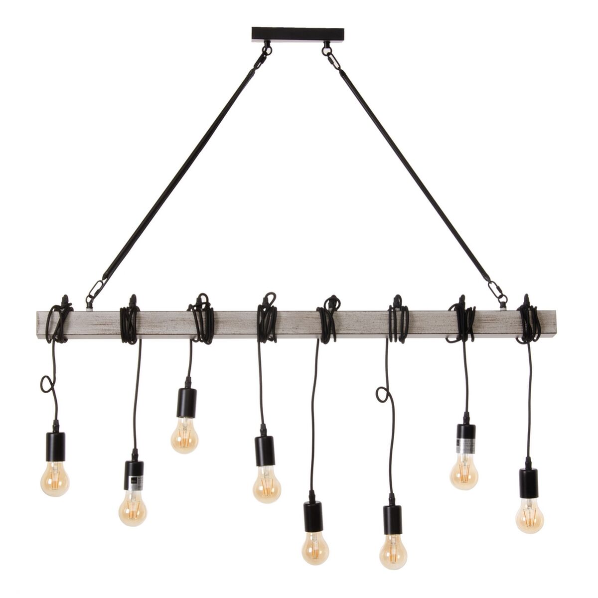 Candeeiro de teto 107 x 5 x 15 cm Preto Metal
