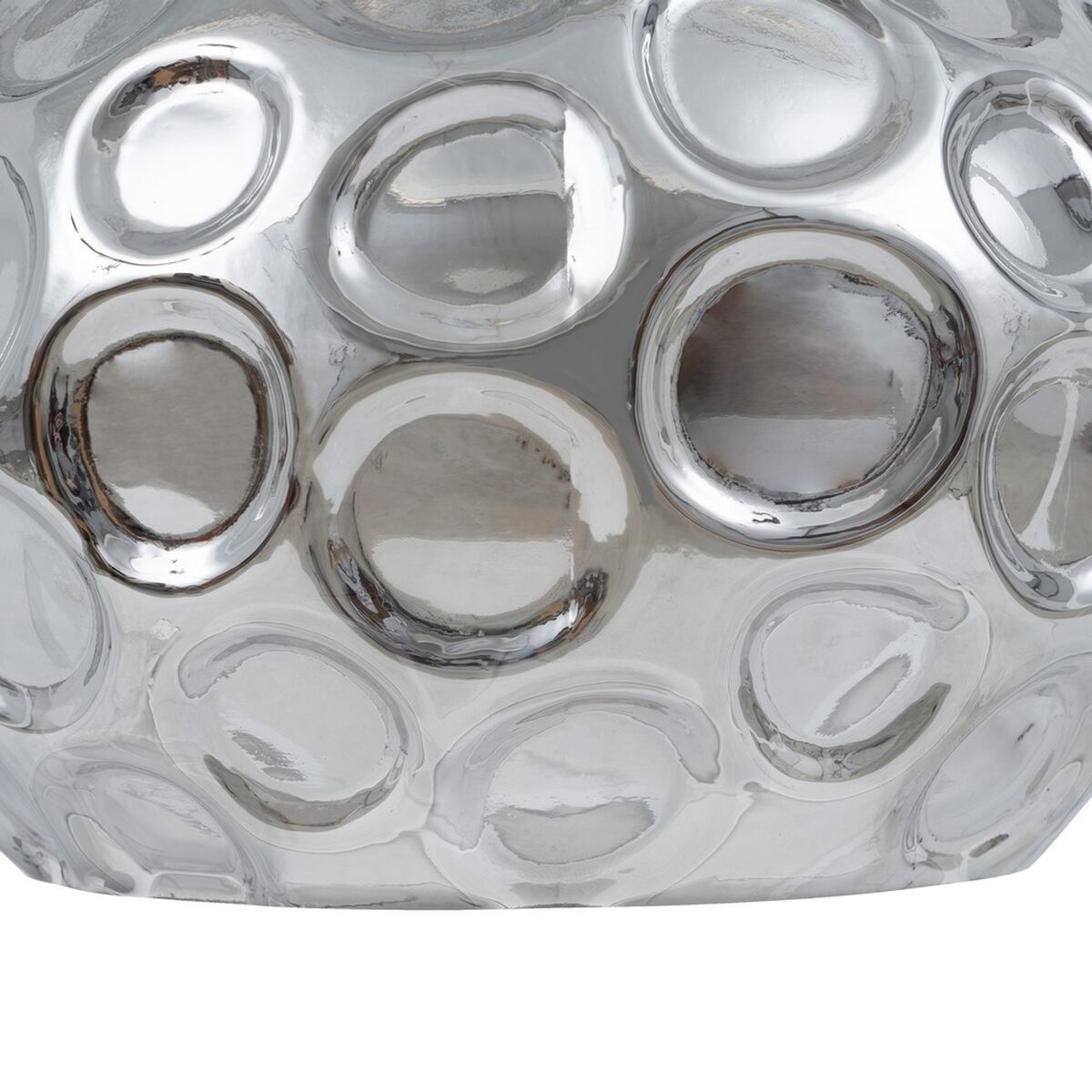 Candeeiro de teto 18 x 18 x 17,5 cm Cristal Prata Ferro Ø 18 cm - Image 3