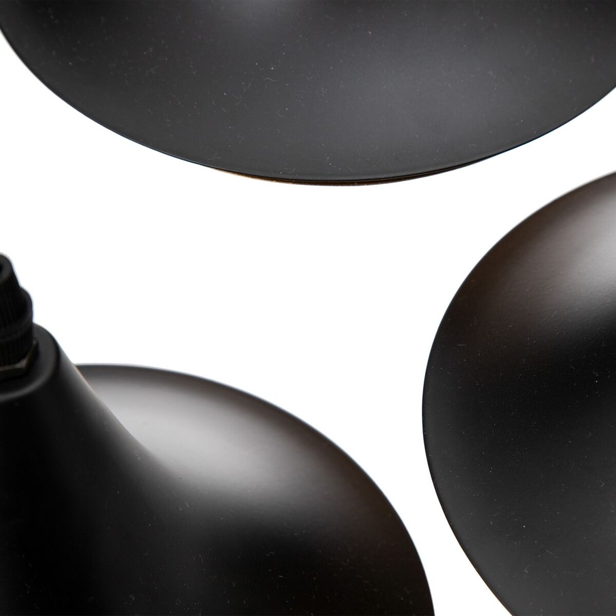 Candeeiro de teto 36 x 36 x 130 cm Preto Dourado Metal Ø 18,5 cm - Image 3