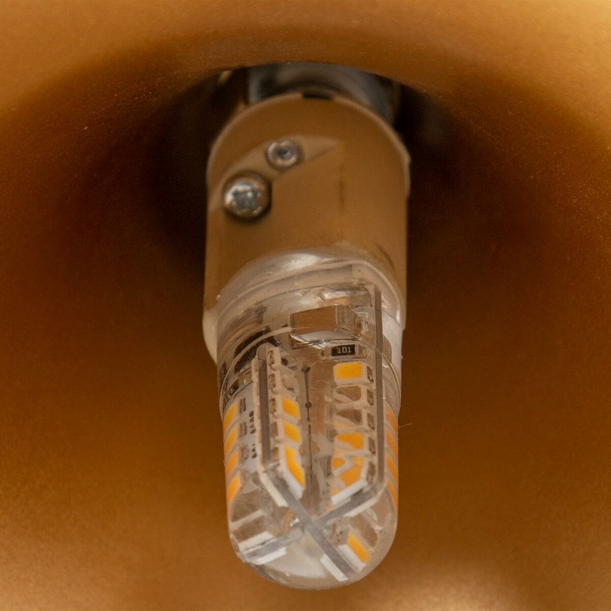 Candeeiro de teto 36 x 36 x 130 cm Preto Dourado Metal Ø 18,5 cm - Image 4