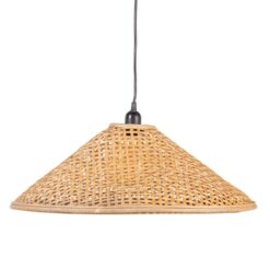 Candeeiro de teto 55 x 55 x 20 cm Natural Bambu