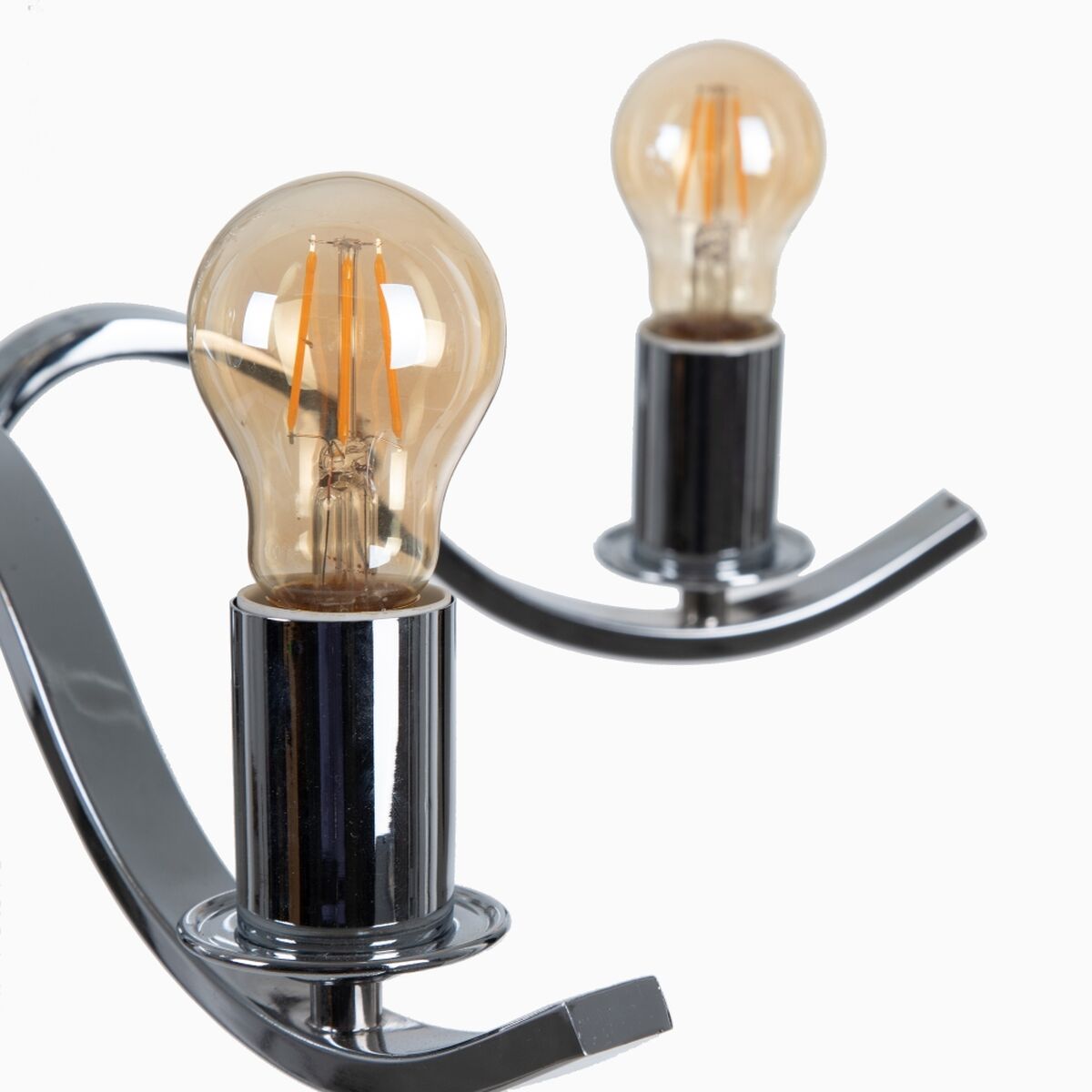 5 x 91 cm Cristal Metal Prata